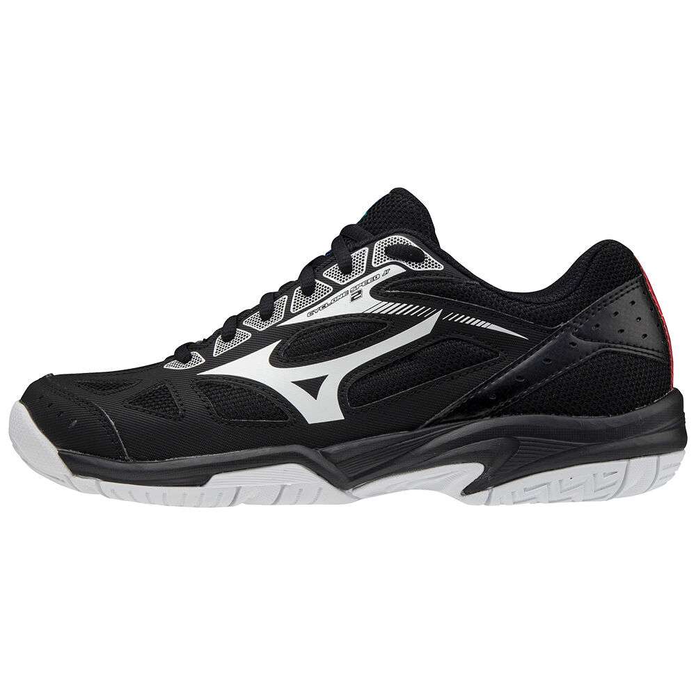 Sapatilhas Voleibol Mizuno Cyclone Speed 2 - Homem - Pretas/Branco/Azuis - ICRJT2396